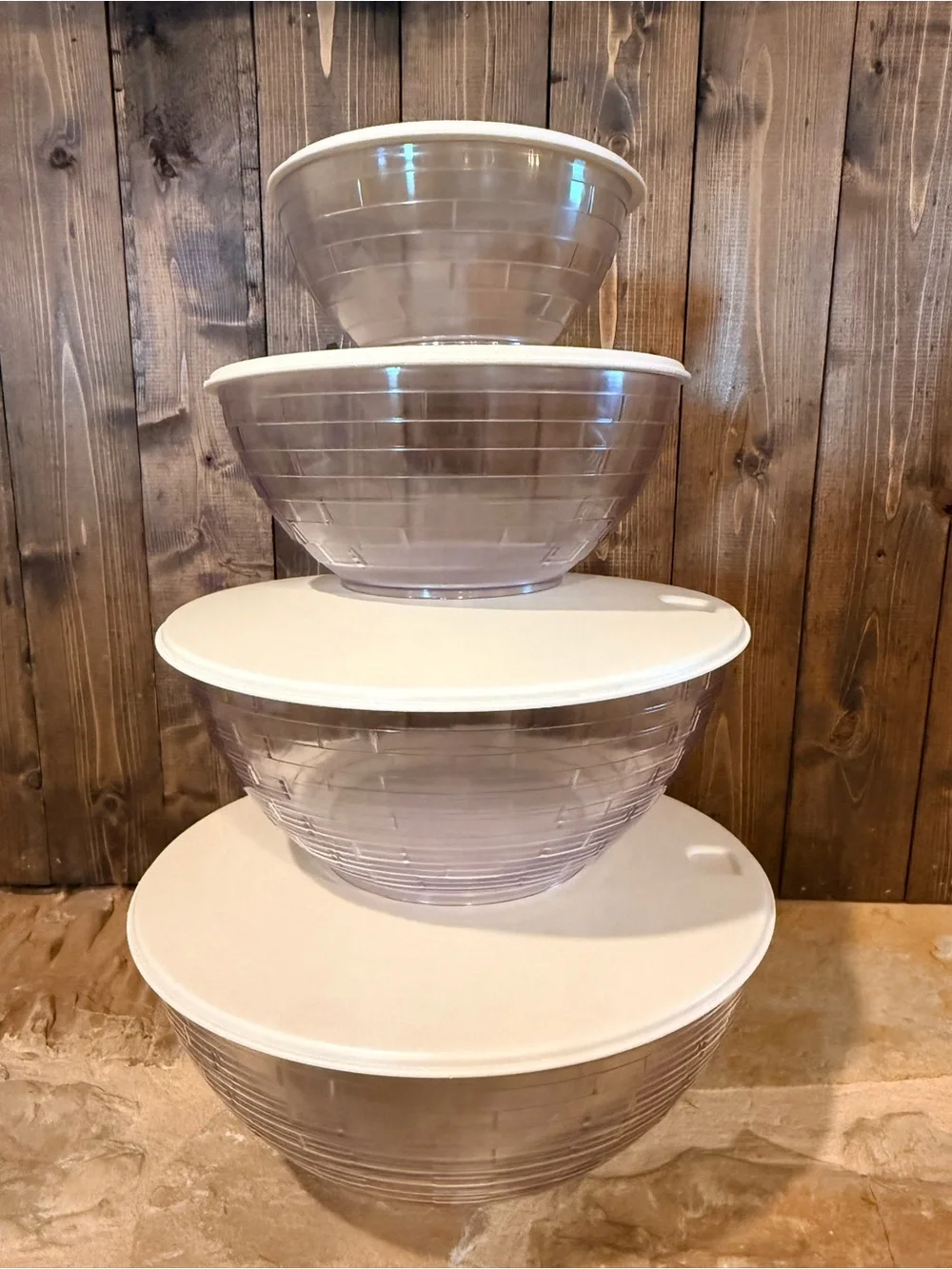Longaberger Nesting Bowl Set 16 Piece Set 2002/2003
